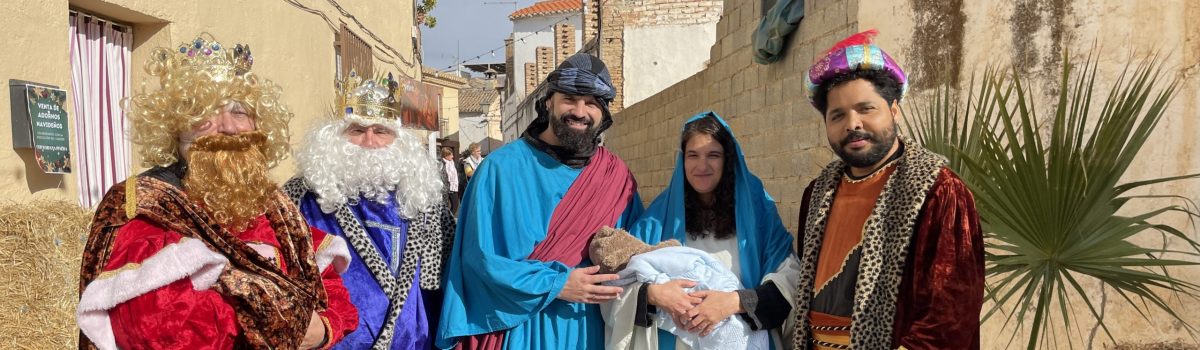 El barrio de Los Corteses se convierte en un belén viviente por un día