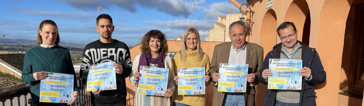 El Ayuntamiento promueve la matriculación en los centros educativos de Huétor Vega