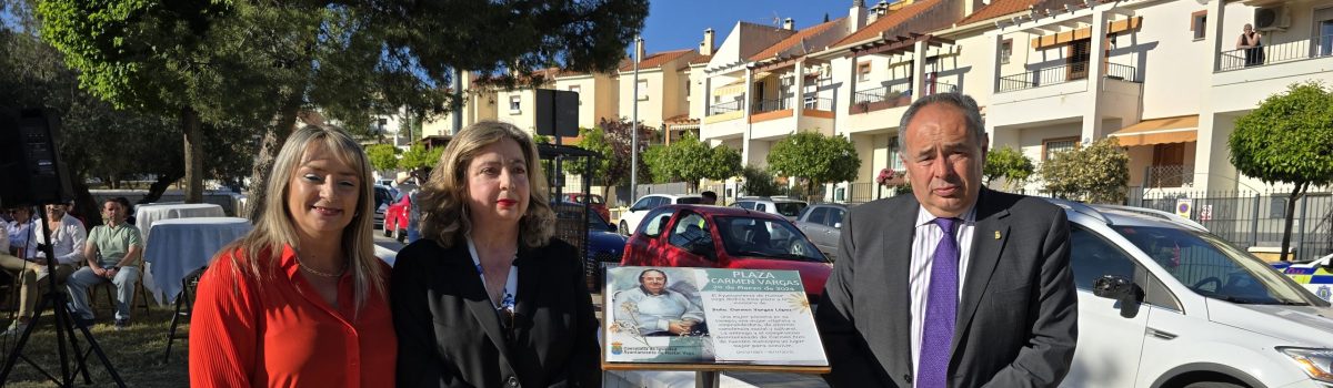 Huétor Vega dedica un espacio público en memoria de Carmen Vargas