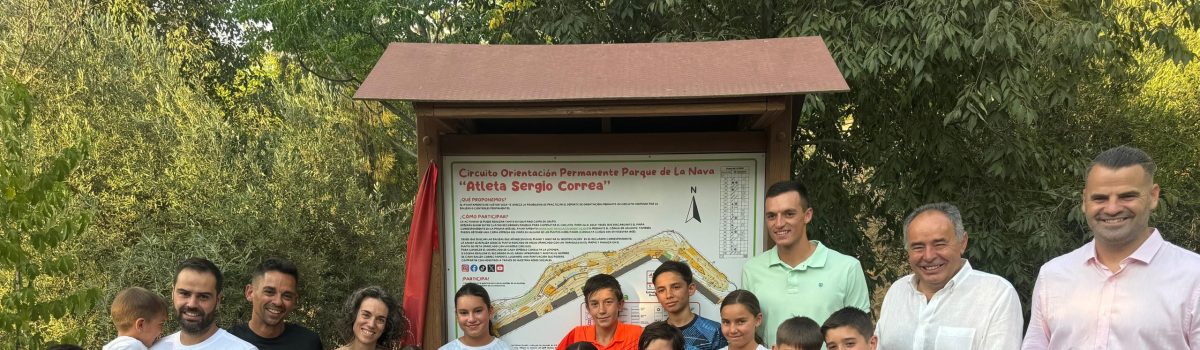 Huétor Vega estrena su primer circuito permanente de orientación en el parque de La Nava